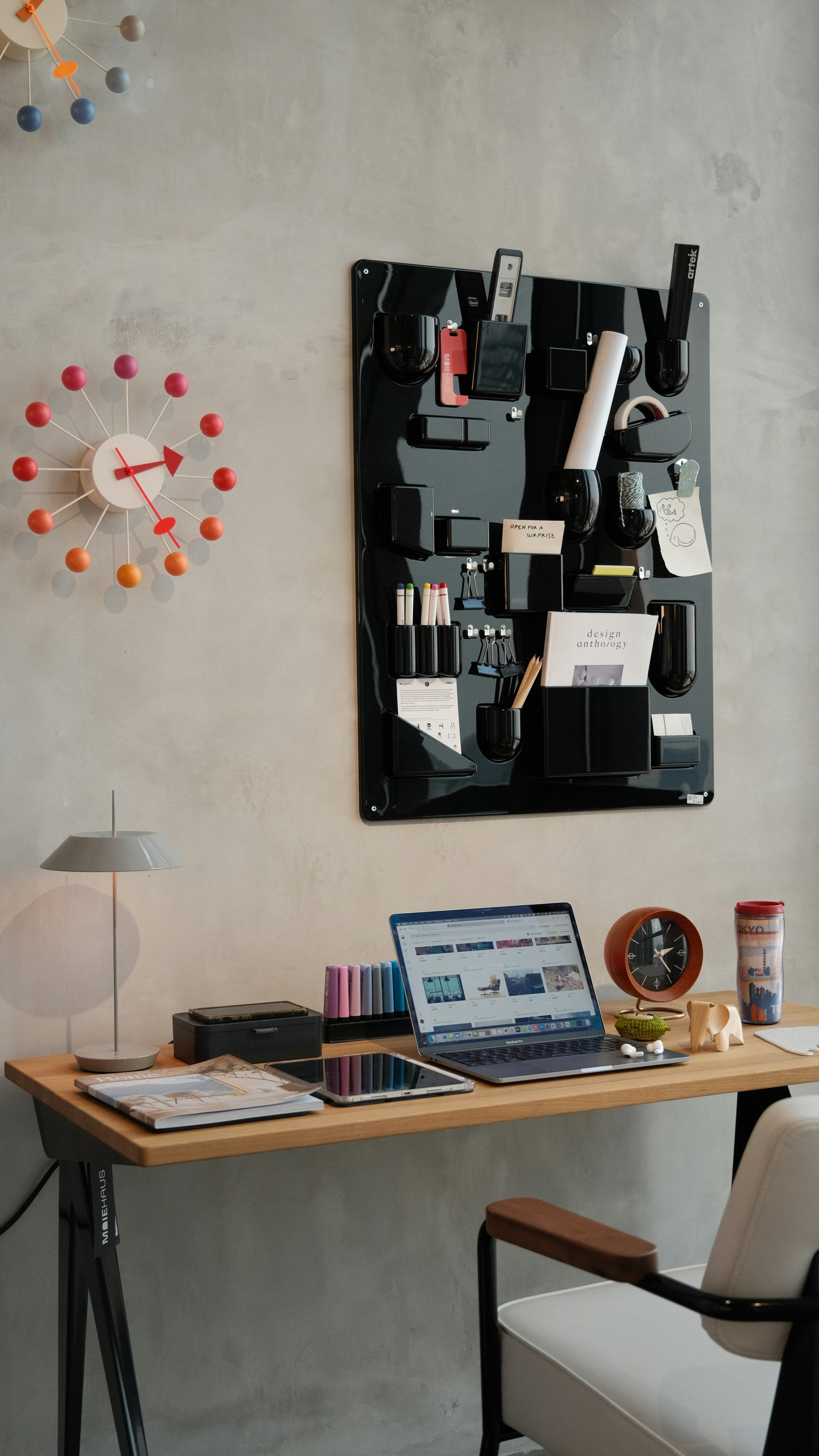 Modern laptop and monitor workspace for website design and development